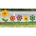 thumbnail image 6 of In the Breeze 2776 - 12 Inch Teal Sunflower Spinner with Leaves — Colorful Flower for your Yard and Garden, 6 of 6