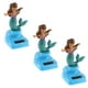 thumbnail image 1 of 3Pcs Solar Powered Dancing Animal Figure Mermaid toy for kids Car Decoración Para, 1 of 9