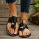 thumbnail image 1 of WILLBEST Sandalias De Mujer De Playa, Zapatos De Baile De Tacón Bajo De Goma Con Suela Completa Y Hebilla De Color Liso Para Mujer, 1 of 5