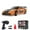 Kuroma Orange/RTR Version, variant on 1/43 Scale Mini RC Drift Car, 2.4G 4WD Full Proportional Remote Control Sport Racing Car with 15KM/H High Speed & LED Lights, RC Electric Vehicle Toys for Adults