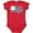 Red, variant on Inktastic I'm Snow Cute with Snowman and Snowflakes Christmas Boys or Girls Baby Bodysuit