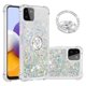 thumbnail image 1 of Funda para Samsung Galaxy A22 5G con Brillo Líquido Flotante, Purpurina, Parachoques y Anillo Giratorio Soporte, 1 of 5