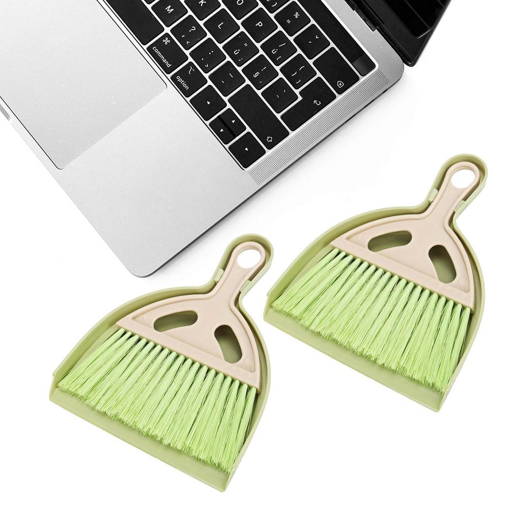 Small Dustpan and Brush Set Mini Hand Broom with Dustpan Combo Set Small Dust Pans with