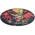thumbnail image 5 of Psychedelic Clown Joker Round Carpet Circle Rug Outdoor Patio Area Rug Washable Large Area Rugs Hallway Room Decor Fitness Mats, 5 of 8