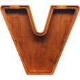 thumbnail image 1 of Hucha de madera con letras - Crefun HM284R Nueva hucha de 23 cm/9,1 pulgadas Hucha grande Hucha personalizada Hucha Hucha para niños Hucha decorativa para sala de estar con pegatinas de, 1 of 6