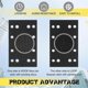 thumbnail image 3 of 4 Pcs Soft Black Foam Sanding Pads Interface Sander Backing Pad, 3 of 5