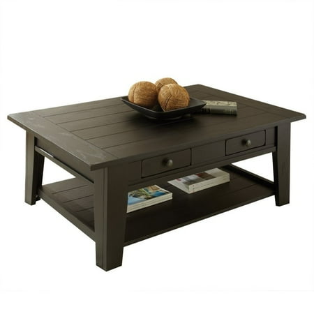 UPC 635178027032 product image for Steve Silver Liberty Coffee Table in Antique Black | upcitemdb.com