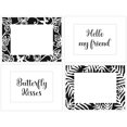 thumbnail image 1 of Crafter's Workshop Layered Card Stencil 8.5"X11"-A2 Butterfly Ferns Frames, 1 of 2