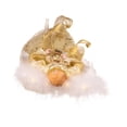 thumbnail image 6 of Kurt Adler Battery Operated White and Gold Lighted Angel Treetop 12", 6 of 6