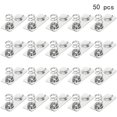 thumbnail image 3 of Fielect 50Pcs AAA Battery Spring Plate AAA Battery Positive Negative Conversion Spring Contact Nickeling Plate 21mmx9mm, 3 of 5