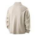 thumbnail image 5 of UVEASISHA Zip Up Sweaters for Men Double Zipper Fashion Cardigan Sweater Solid Color Casual Long Sleeve Mock Neck Knitted Jacket Lightweight Outwear Beige M, 5 of 6