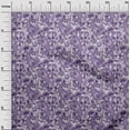 thumbnail image 3 of oneOone Velvet Bluish Violet Fabric Paisleys Sewing Craft Projects Fabric Prints By Yard 58 Inch Wide, 3 of 5
