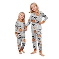 thumbnail image 7 of Halloween Family Pajamas Matching Set - 2 Piece Halloween Ghost with Pumpkin Print Top & Pants Sleepwear for Family Halloween Nights Blue Pajamas for 7 Years Pjs, 7 of 7