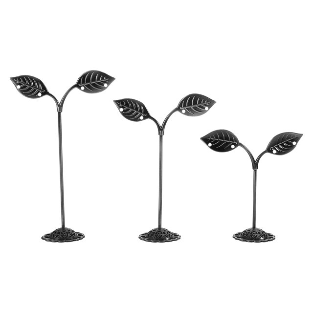 unbranded 3Ud Retro Para Aretes Y Joyería De Hierro Negro Con Base Estable Para Escritorio
