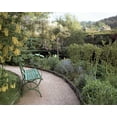 thumbnail image 2 of Blaustein, Alan 14x12 Gold Ornate Wood Framed with Double Matting Museum Art Print Titled - Banc de Jardin - 25, 2 of 4