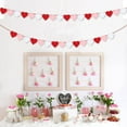 thumbnail image 4 of WMQPNNS New Trending Valentine's Day Banner Valentine's Day Heart Wreath Banner Outdoor Indoor Home Hanging Decoration Todays Deals Clearance Sale, 4 of 7