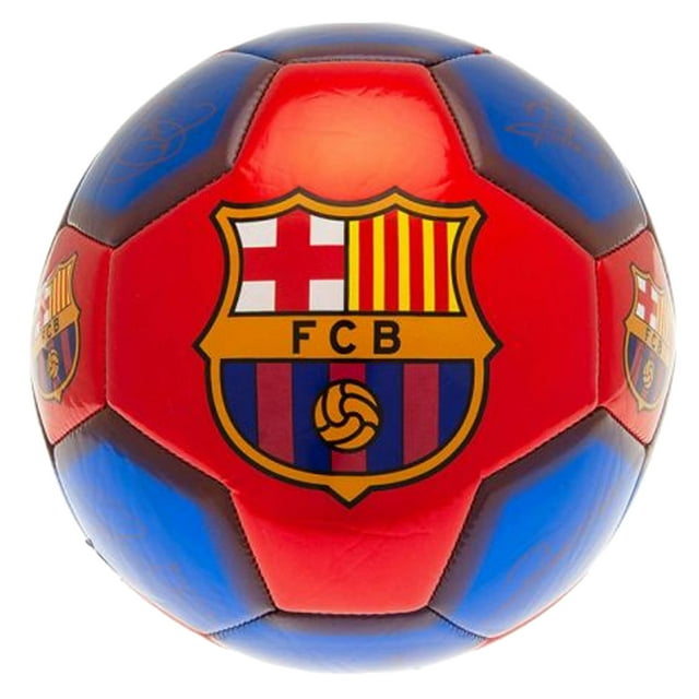 Barcelona FC Mini Ballon de Football Imprimé Signature