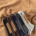 thumbnail image 4 of 5 Pairs Men Socks Super Thick Thermal Hiking Winter Warm Boot Heavy Soft Cozy Socks Colorful Novelty Socks for Men & Women, 4 of 10