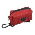 thumbnail image 1 of Greeniant Bolsa para excrementos de perro portátil y duradera: dispensador de bolsas para excrementos de mascotas fácil de limpiar, soporte Suministros para perros rojo, 1 of 6