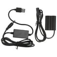 thumbnail image 3 of Batería simulada N con cable USB, batería simulada NPW235, batería simulada de CC para Fujifilm X GF, acoplador USB-CC, batería simulada de grado profesional, 3 of 12