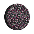 thumbnail image 1 of Fotbe Daisies Flowers Funda de Llanta de Repuesto con Estampado, Engrosada, Ajuste Universal para Jeep, Remolque, RV, SUV, Camión-17 inch, 1 of 6