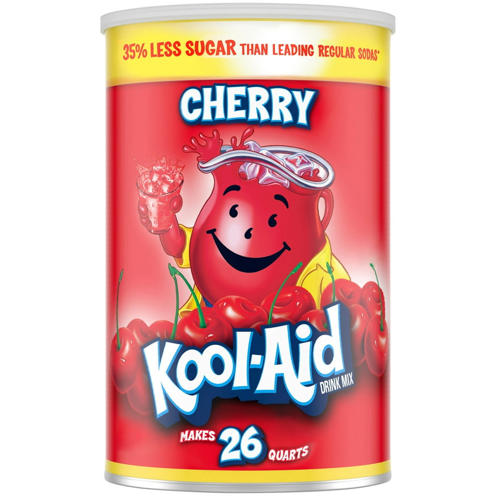 KoolAid SugarSweetened Cherry Artificially Flavored Powdered Soft