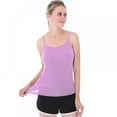 thumbnail image 2 of Baywell Women Backless Crop Cami Top with Bult-in Bra Basic Sleeveless Corset Bustier Tank Tops Purple 32ABC,34A, 2 of 4