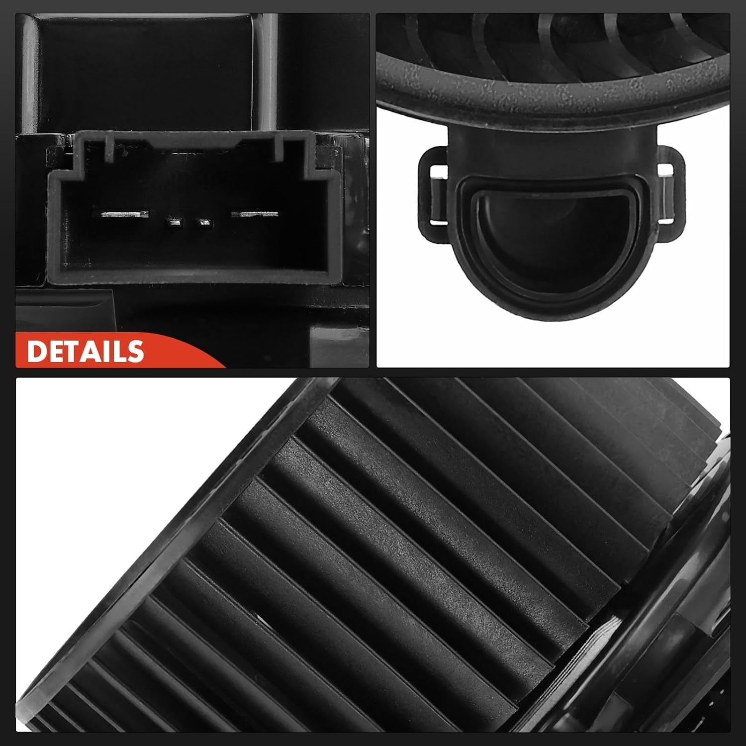A-Premium HVAC Heater Blower Motor with Fan Cage Compatible with Kia Forte 2019-2022, Niro 2017-2019 & Hyundai Ioniq 2017-2019, Front Side