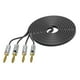 thumbnail image 5 of 2x # DIY Audio OFC 10ft 12 Cable de de con 4pcs 4mm Banana Plug, 5 of 9