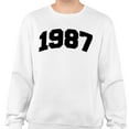 thumbnail image 2 of 1987 College Style Sweatshirt Unisex 2X-Large White, 2 of 5
