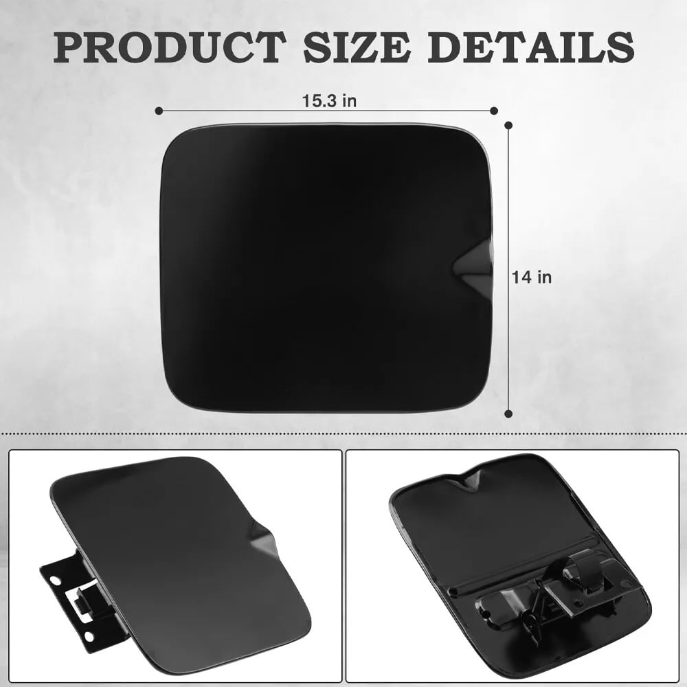 Fits For 1993-2011 Ford Ranger Gas Cap Flap Fuel Filler Door BLACK 93-11 US