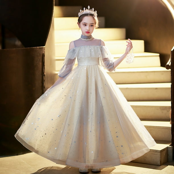 Vestido infantil Vestido de princesa Vestido de niña de las flores