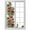 Red, variant on Abstract Leaf Window Privacy Film, Crystals Gold Veins Luxury Frosted Glass Window Clings Static Cling UV Heat Blocking Reusable Door Sticker for Bathroom 17.7 x 39.3 Inch