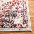 thumbnail image 5 of SAFAVIEH Crystal Debra Southwestern Area Rug, Light Blue/Burgundy, 5' x 8', 5 of 12