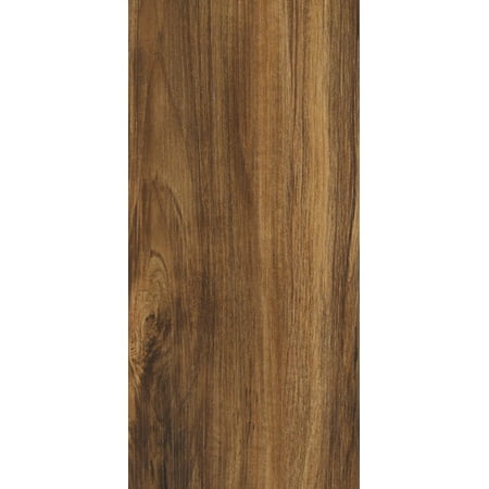 Shaw Floors Epiphany 7 in. x 8 in. Hollis Teak, Luxury Vinyl Plank Sample