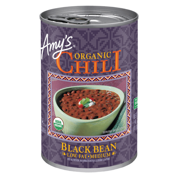 Amy's Organic Black Bean Chili, Low Fat, 14.7 oz.