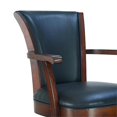 thumbnail image 4 of Raleigh Arm 30" Swivel Barstool in Brown Bonded Leather, 4 of 7