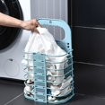 thumbnail image 3 of ievspot Collapsible Laundry Hamper Wall Mounted Clothes Organizer Foldable Laundry Basket Breathable Mesh Storage Organizer Wall for Bathroom for Small, 3 of 8
