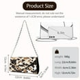 thumbnail image 7 of Xixirimido Women Evening Bags Leather Clutch Bag Purses Formal for Wedding Party Envelope Bags Crossbody Clutches with Chain Strap, Leopard Print, 7 of 7