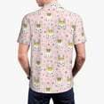 thumbnail image 4 of Daiia Queen For Rabbit Pattern Men’s Polo Shirts,Solid Deck Shirt,Classic Fit, Breathable Cotton Polo for Casual and Sport Wear-Medium, 4 of 9