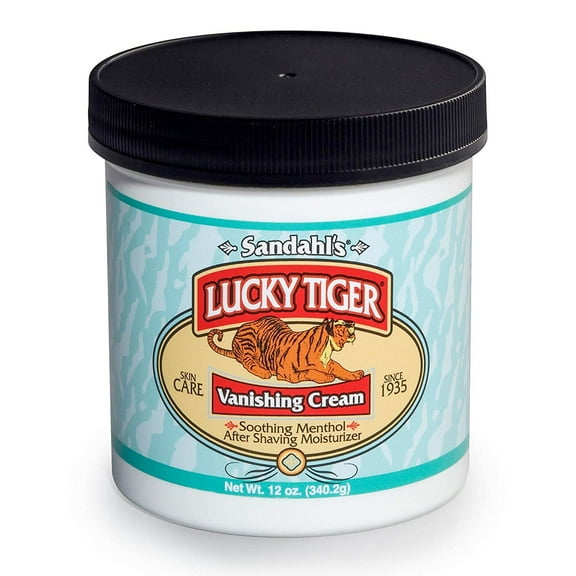Lucky Tiger Menthol Mint Vanishing Cream 12 Oz