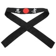 thumbnail image 1 of ColoMX Diadema de karate, diadema japonesa de samurái, accesorio para disfraz de chef de sushi, decoración para la cabeza, 1 of 7