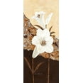 thumbnail image 2 of Ancilotti, Claudia 13x24 White Modern Wood Framed Museum Art Print Titled - White Oriental Lilies, 2 of 4