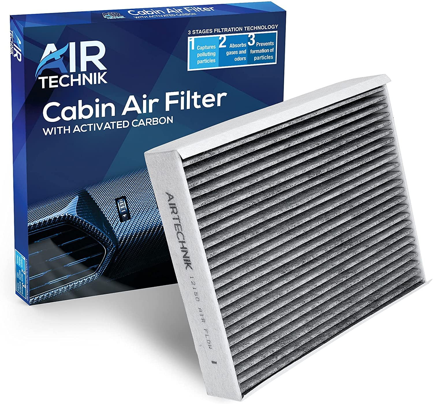 AirTechnik CF12150 Cabin Air Filter w/Activated Carbon Fits Ford Expedition 20182021, F150 2015