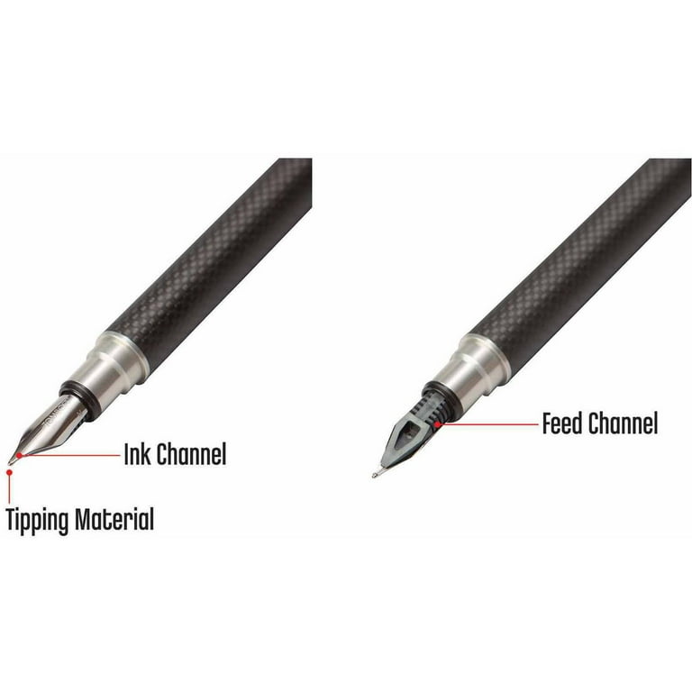 Tombow Zoom 101 Fountain Fine Tip Pen, Black, 1pk - Walmart.com