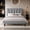 Gray, variant on Einfach King Size Upholstered Bed Frame, Velvet Platform Bed Frame with Adjustable Headboard, Under Bed Storage, Heavy Duty Metal Support, Black