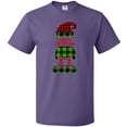 thumbnail image 3 of Inktastic Merry Christmas Elf in Red and Green Plaid T-Shirt, 3 of 5