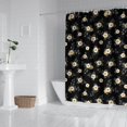 thumbnail image 2 of Pioneer Flower Floral Print Pattern Shower Curtain 84"x72", Bathroom Decorative Shower Curtain Set with 12 Hooks, Waterproof Washable, 2 of 6