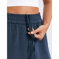thumbnail image 4 of Pantalones deportivos CRZ YOGA SoftAura de pierna ancha para mujer, color azul tinta, talla S, 4 of 4