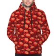 thumbnail image 4 of Hoodies for Men - Red Skulls 1 Long Sleeve Comfrt Men'S Fashion Hoodies & Sweatshirts, Sweatshirts for Men Hoodies Pullover Clothing Clothes with Pouch, 4 of 7
